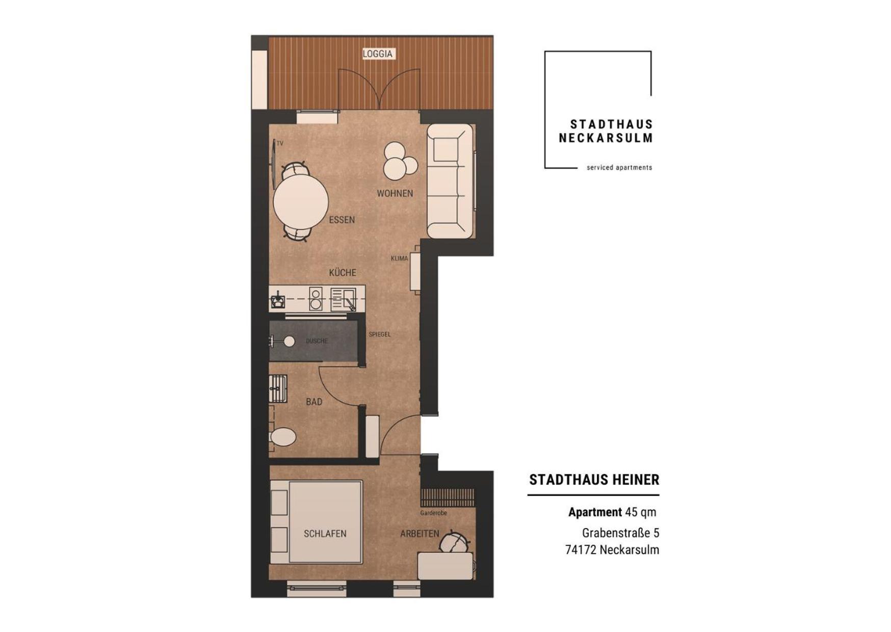 Stadthaus Neckarsulm Serviced Apartments - Stadthaus Heiner 외부 사진